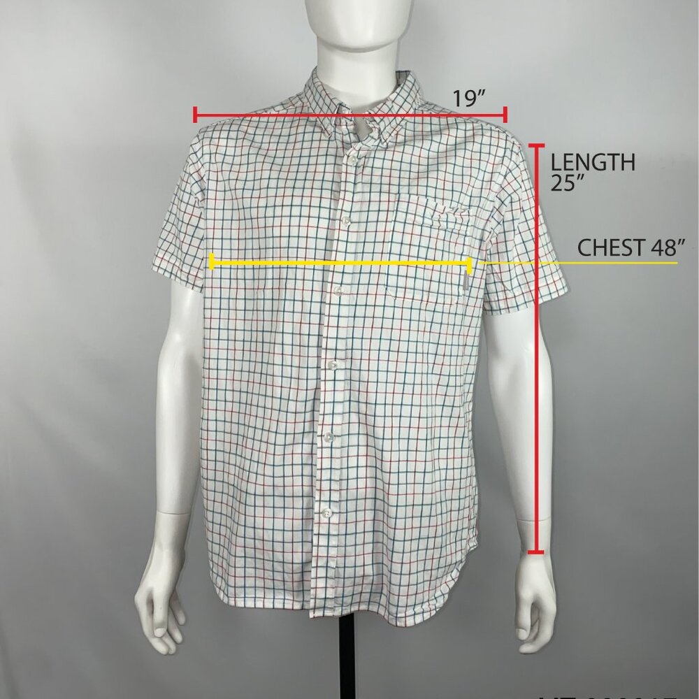 Columbia Sportwear Company Regular Fit Striped White Short Sleeve [MT-17] - Picture 10 of 10